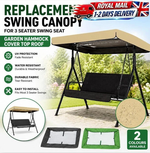 Replacement canopy for - replacement, swing